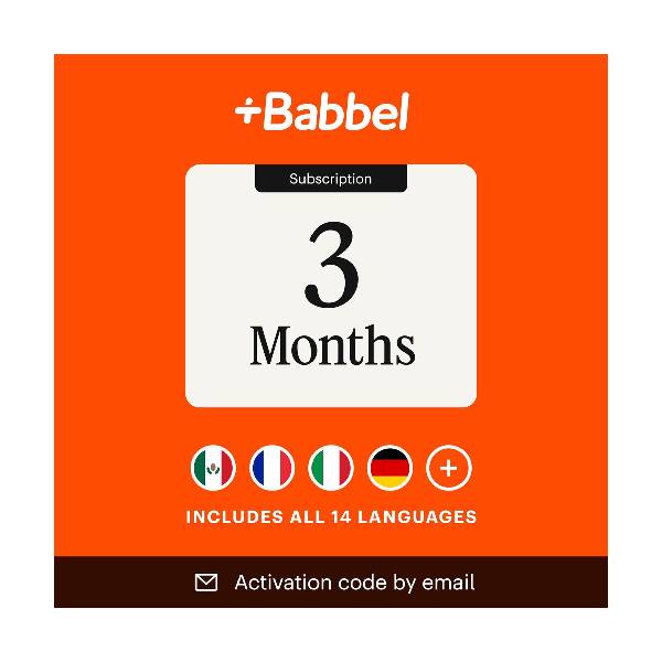 Babbel Language Learning, 3 Months